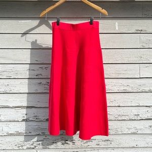 J Crew merino wool midi skirt